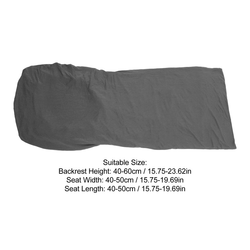 Elastic Stretch Chair Cover Waterproof Plain Color Universal Chair Seat