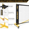 Fostoy Portable Pickleball Net with Wheels, Regulation Size 22 FT