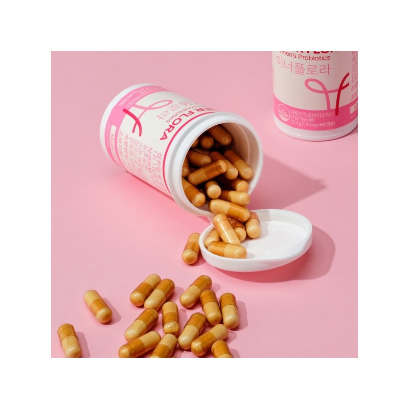 Innerflora Vaginal Lactobacillus Probiotics Renewal Product 60 Capsules / 이너플로라