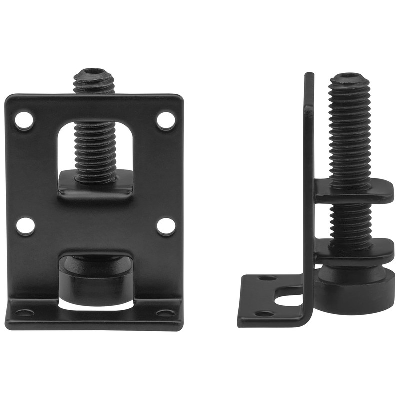 LHUIDDH 4-Pack Heavy Duty Adjustable Furniture Legs,Black Metal Leveling Feet