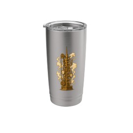 Steampunk Steam Radio Tower Illustration Stainless Steel Insulated Tumbler