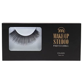 Make-Up Studio Professional Amsterdam Make-Up Eyelashes 16 - Create An Enchanted Look - Provides Extra Volume And Length - Charming Appearance And Skin-Friendly Texture - Bright Color - 1 Pair