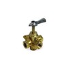 Velvac 4-Way Fuel Cock Valve 3/8 Fpt - 060001