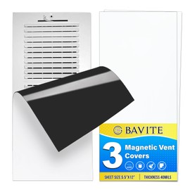 E BAVITE 3 Pack Magnetic Vent Covers, Strong Vent Covers 5.5x12inch High Strength Magnetic Vent Cover for Floor Wall and Ceiling Registers Home HVAC and AC Vents