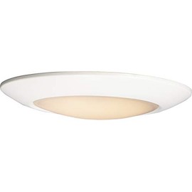 Maxim 57856WTWT Diverse JA8 Compliant Energy Star LED Flush Mount Non-T24, 1-Light 20 Watt, 2"H x 11"W, 2700K, White