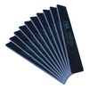 TNBL Nail File Professional Quality (80/80 Grit Square Black) Pack