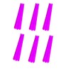 Takikawa HYP Conical Long Rod, 5.1 inches (130 mm), 6 Pieces, 0.5 inches (12 mm), Pink