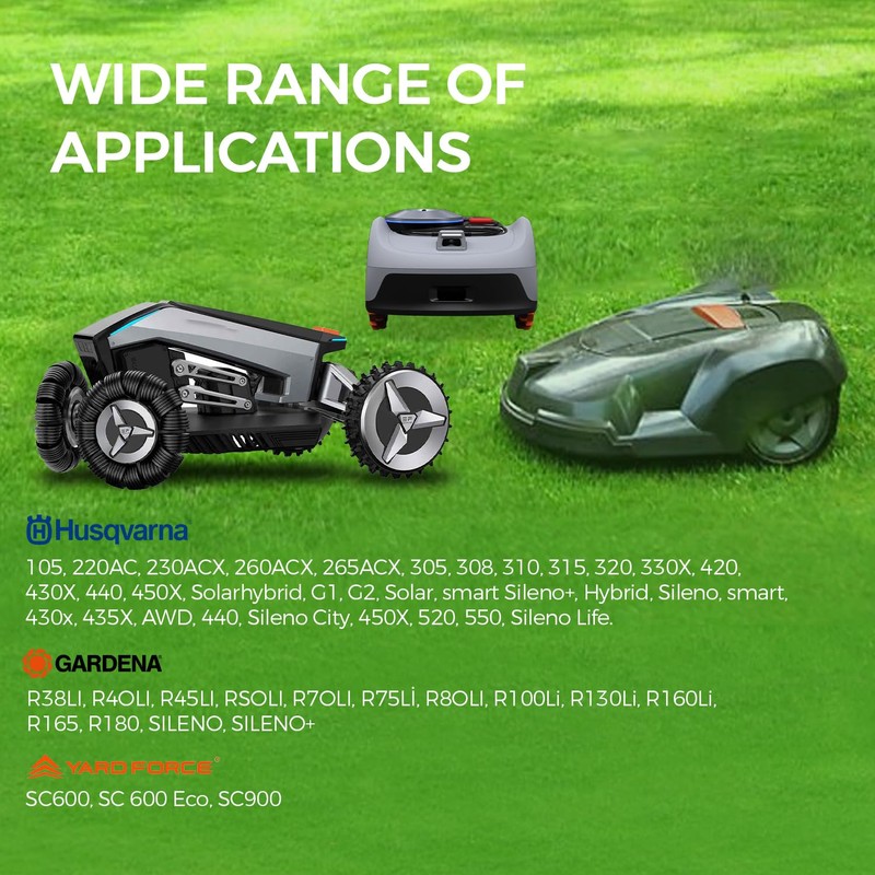 Green Piece Robotic Mower Blades (30 Pack) – Extra Long