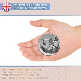 Destination Vinyl ltd Magnet for Refrigerator, Fridge BW - Cute Climbing Lazy Sloth Animal for Office, Cabinet and Whiteboard, Magnetic Stickers, 40941