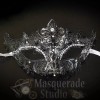 Unbranded Couples Silver Charming and Silver Luxury Costume Party Masquerade