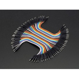 Adafruit Premium Male/Male Jumper Wires - 40 x 3" (75mm) [ADA759]