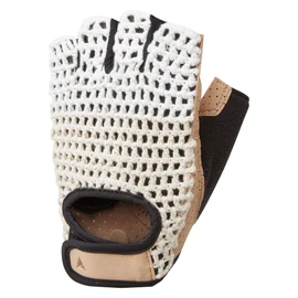 Altura Crochet Unisex KURZFINGER-Handschuhe, Creme/Hellbraun, S