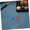 Kisangel 1pc Pool Cue Chalk Holder Rubber Sleeve Portable Billiard
