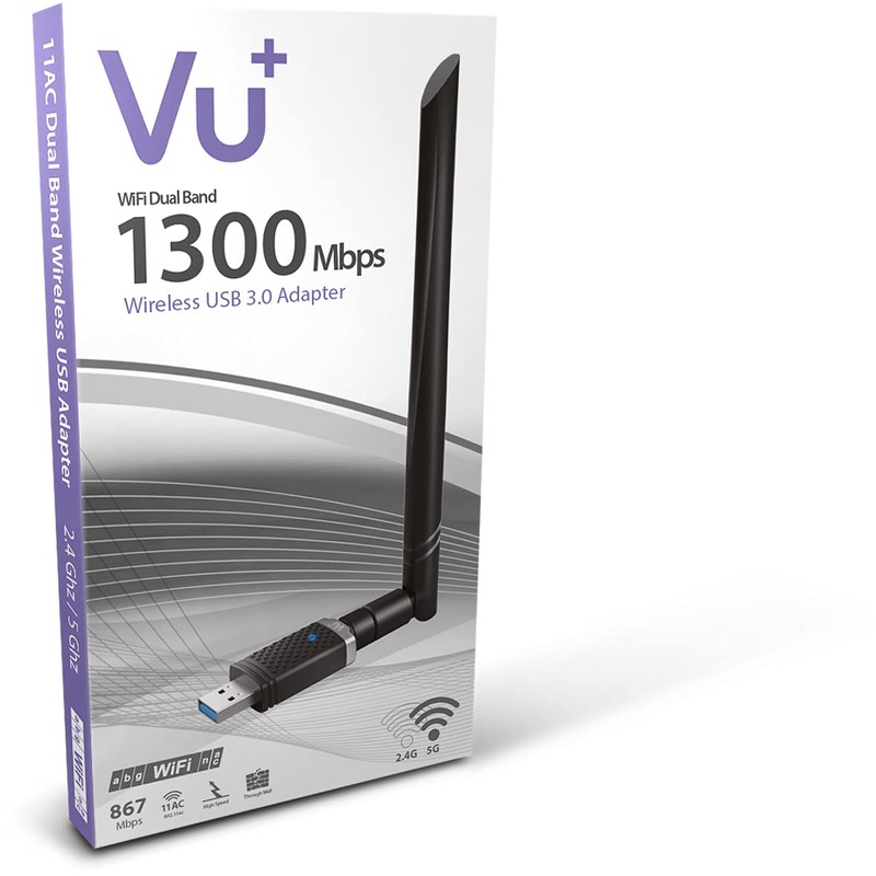 VU+ Dual Band Wireless USB 3.0 Adapter