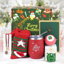 Christmas Gifts for Women, 2024 Christmas Gift Ideas, Womens Gifts for Christmas Spa Gift Basket Set, Funny Christmas Gifts for Coworker Mom Wife Sister Teacher Nurse, Cool Christmas Gifts for Her