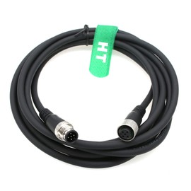 HangTon M12 5 Pin Male Female Actuator Sensor Cable for Industrial Automation Device Network IO Link Profibus 20M