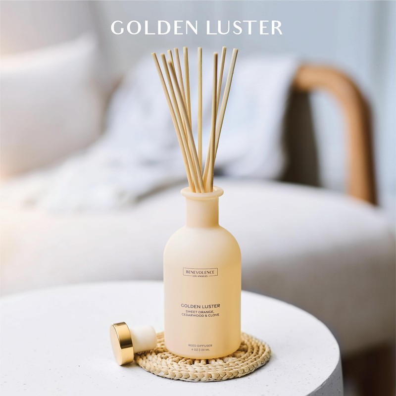Benevolence LA Reed Diffuser - Orange, Cedarwood & Clove |