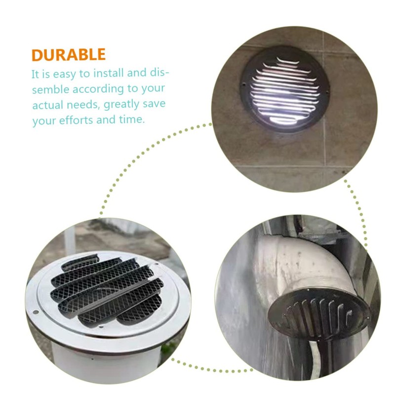 iplusmile Stainless Steel Rain Hat for Ventilation Round Air Vent