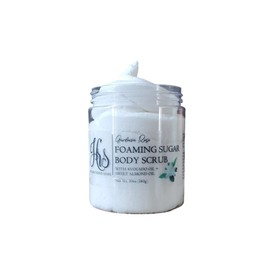 Gardenia Rose Foaming Sugar Scrub | Body Scrub | Whipped Soap Scrub | Emulsified Scrub | Exfoliate | Natural Skin Care | Floral Scrub