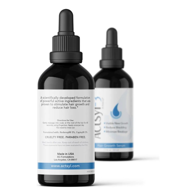 Sérum Para El Crecimiento Del Cabello Actsyl-3 Redensyl 3% P