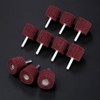 10 Pc Mounted Fiber Mop Polishing Brush Wheel for Drill