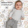 Yoofoss Pack of 2 Baby Fitted Sheets 60 x 120