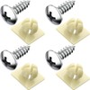 PRIME AVE Stainless Steel License Plate Screws – Rustproof with