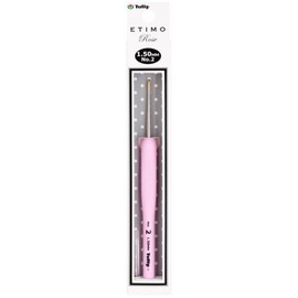 Tulip TEL-02E Alloy Steel Crochet Hook, Pink, One Size