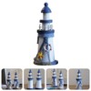Ciieeo 1pc Lighthouse Outdoor Decor: Garden Lighthouse - Nautical Decor