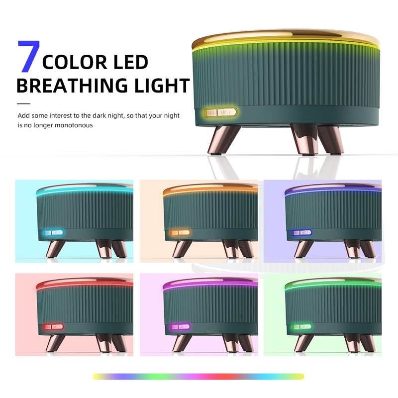 500ML Essential Oil Diffuser: Ultrasonic Aroma Diffuser with Remote Control
