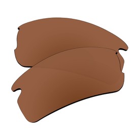 EZReplace Lenses Replacement for Oakley Flak 2.0 XL OO9188 Sunglasses (Polarized Lenses) - Fits Oakley Flak 2.0 XL Frame (Maroon Brown)