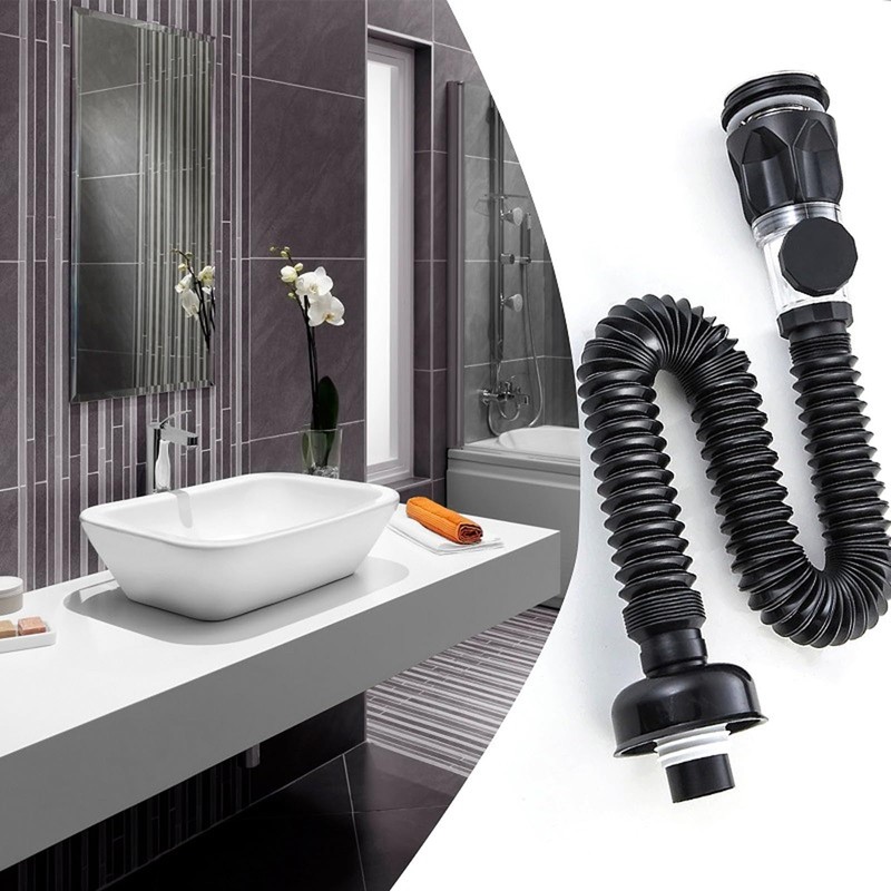 BCENG Sink Drain Kit with Waterproof Tape and Pop-Up Drain