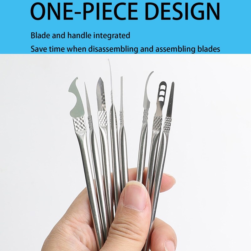 Oruiiju 8 Piece Set Multi-Function CPU Removal Tool Set for