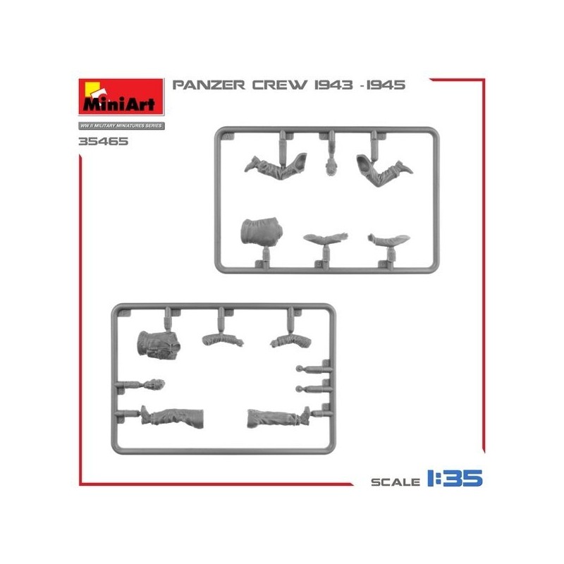 BE35465 1 vs 35 Panzer Crew 1943-1945 / BE35465 1대35