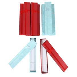 Cucioki 10 x Elegant Luxury Gift Boxes Long Rectangular for Jewelry Presentation Necklaces