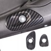 CSKT2022 ABS Carbon Fiber Interior Exit Door Button Trim Cover
