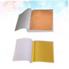 Gadpiparty 200 Sheets Imitation Gold Leaf Foil Paper for Arts