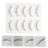 FOMIYES 2sets Natural Curly Fake Eyelashes Easy to Apply Eyelash