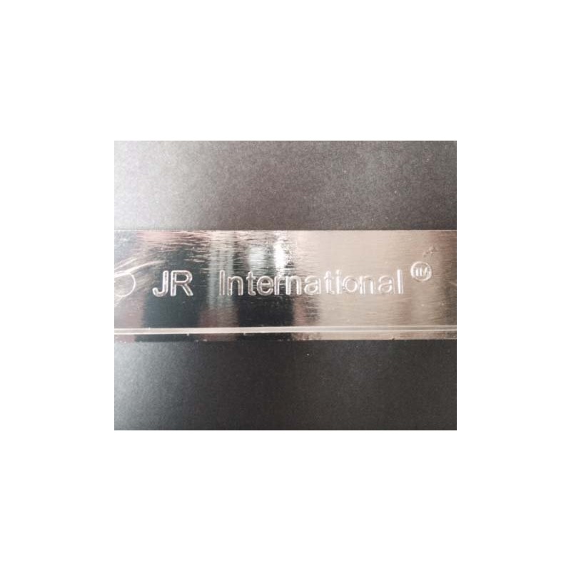 JR2 4 Row 500+ Sparkling Crystals Metal Chrome License Plate