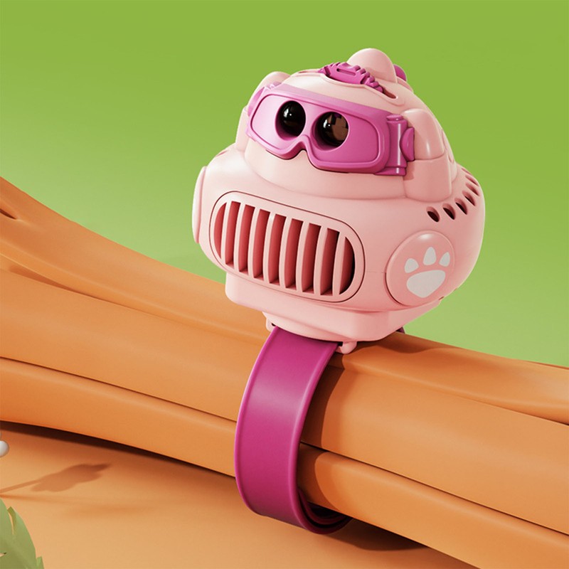 Dinosaur Projection Watch Fan Small Cartoon 3 Wind Speed Fan