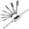 COLYUPO 8Pcs Thread Taps Set Adjustable Tap Wrench Kit with