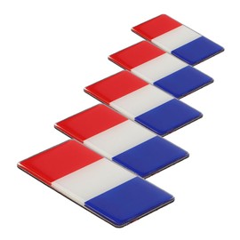 Alipis Car Sticker Decoration 5pcs National Flag Decals Truck Car Sticker Decal Set Scratch Protection Weatherproof