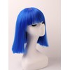 Prettyland Event C696 Women's Bob Straight Fringe Wig Medium Length