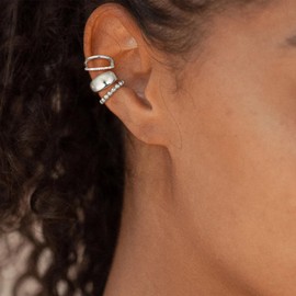 Chunky Ear Cuffs for Women Trendy Dainty 14K Gold Plated Non Piercing Cuff Earring Cartilage Clip on Jewelry Gift