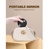 Macaki 40X Magnifying Mirror with 2 Suction Cups, 3.5 inches