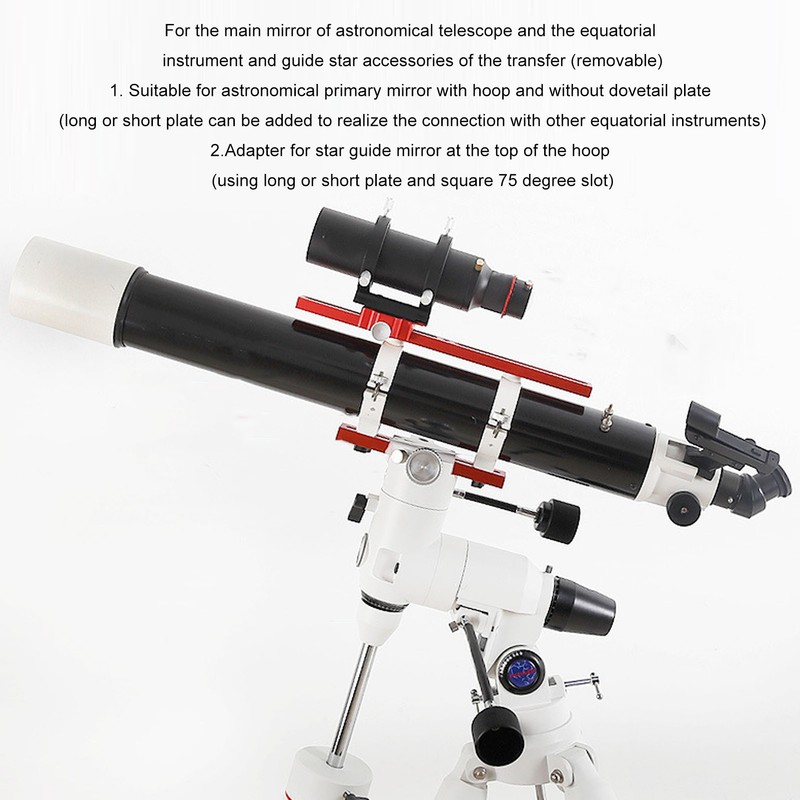 Telescope Dovetail Clamp Aluminum Alloy Multifunction Dovetail Saddle Clamp Mount