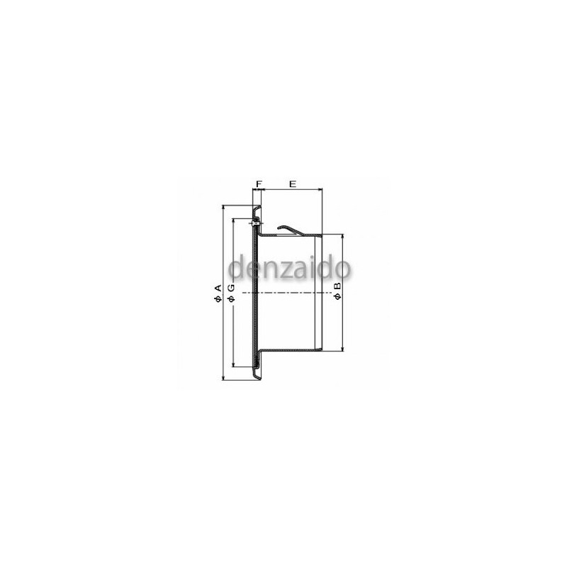 Bakuma Industry B-150SC-BK Sleeve Cap, Stainless Steel, Black, For 5.9