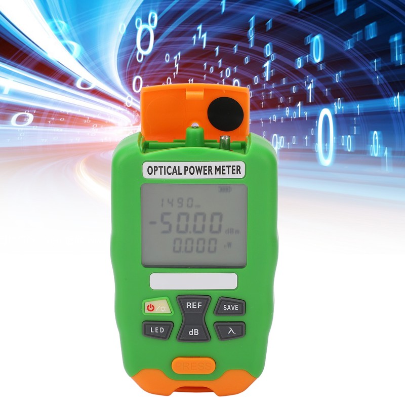 Optical Power Meter with USB Cable Mini Rechargeable Fiber Optic