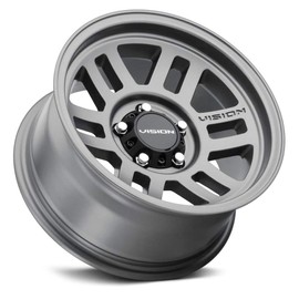 Vision Off-Road 355 Custom Wheel - Manx 2 Overland Series - Satin Gray - 17" x 9", 20 Offset, 5x114.3 Bolt Pattern, 83mm Hub