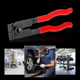 ANGGREK Abrazadera de Junta Homocinética, Pinza de Arranque de Junta Homocinética Portátil, Alicates de Oreja, Herramienta de Engarzadora de Bandas Profesional Automotriz(Abrazadera de carcasa)
